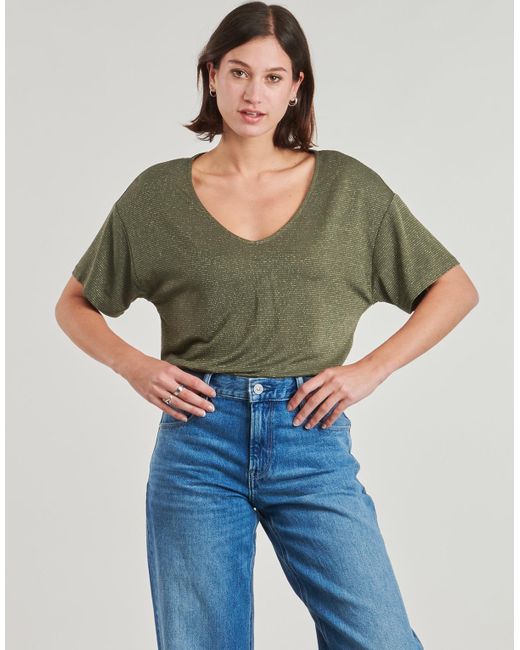 Pieces Green T Shirt Pcbillo Oversized Tee
