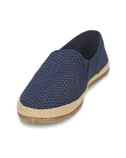 BAMBA by VICTORIA Blue Espadrilles / Casual Shoes Copete Elastico Rejilla Trenza for men