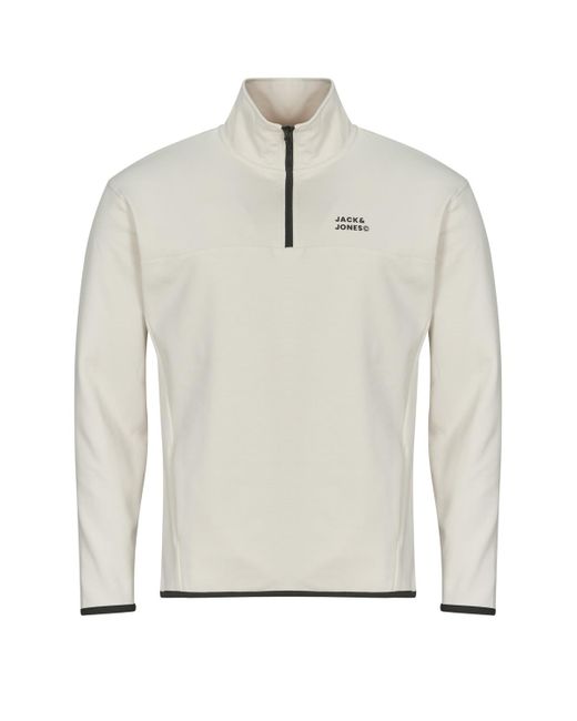 Jack & Jones Gray Fleece Jacket Jjmatty for men