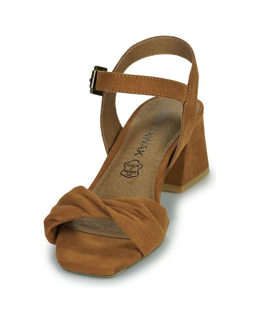 Chattawak Brown Heeled Sandals Lorena