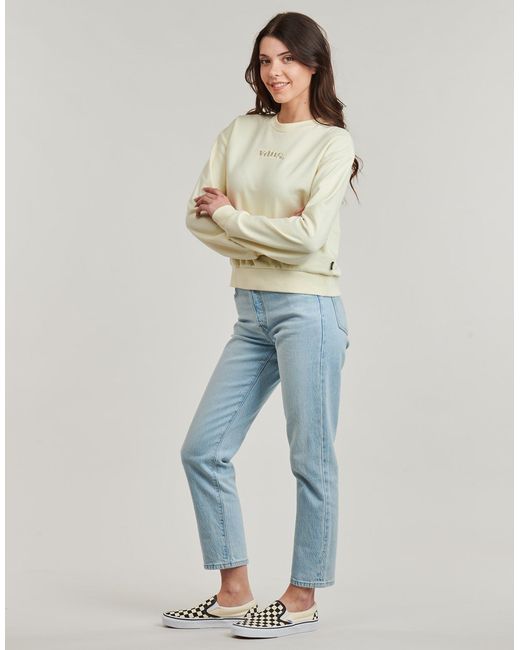 Vans Green Sweatshirts W Essential Ft Rlx Crew