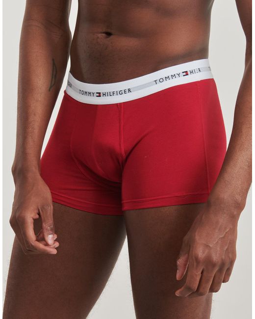 Tommy Hilfiger Blue Boxer Shorts 5p Trunk for men