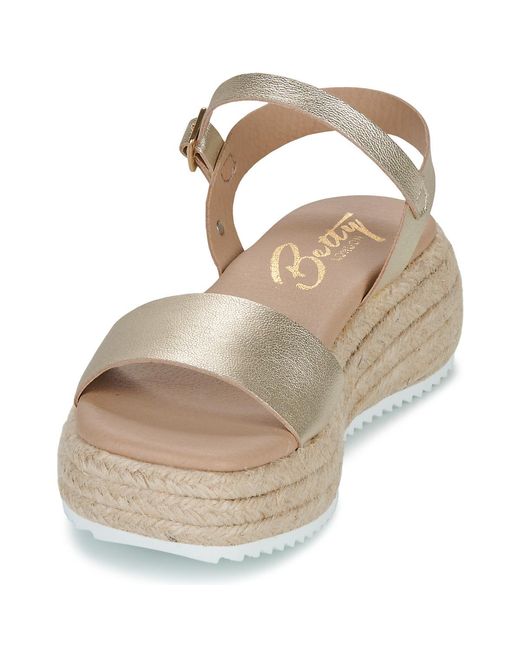 Betty London Metallic Espadrilles / Casual Shoes Luciana