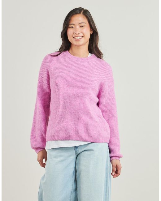 Vila Purple Sweater Viretta O-neck