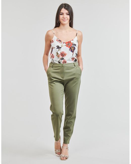 Vila Green Slim Trousers Viclass