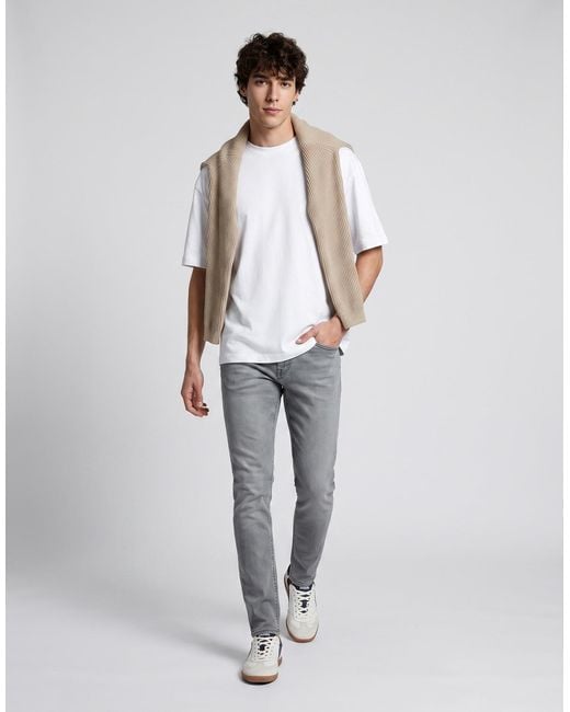 Jack & Jones Gray Skinny Jeans Jjiglenn Jjoriginal Sq 351 for men
