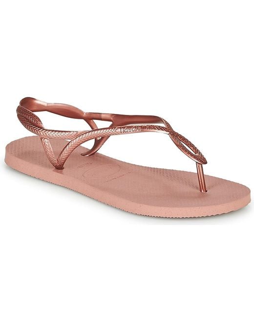 Havaianas Pink Luna Flip Flops / Sandals (shoes)