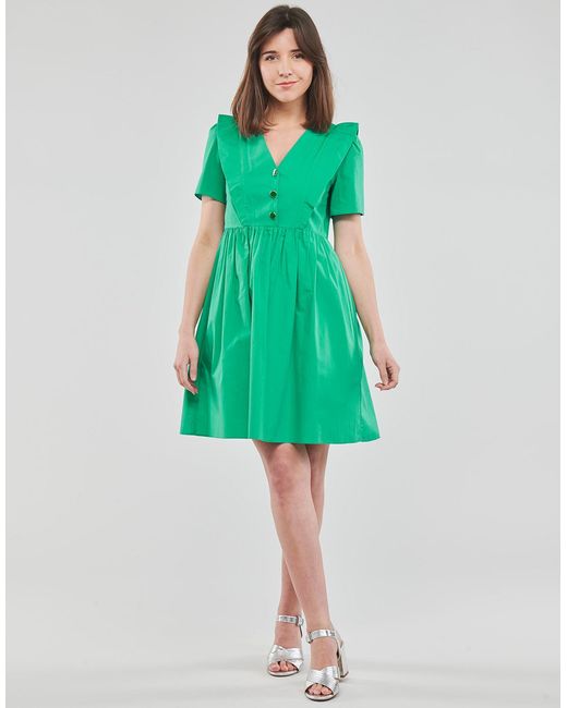 Naf Naf Green Dress Kalou R1