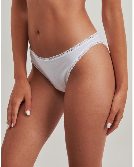 Passionata White Knickers/panties Charlotte Brief