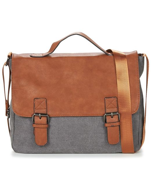 Casual Attitude Brown Henvi Shoulder Bag for men