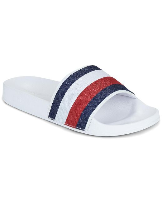 Tommy Hilfiger Tap-dancing Pool Slide White/blue/red