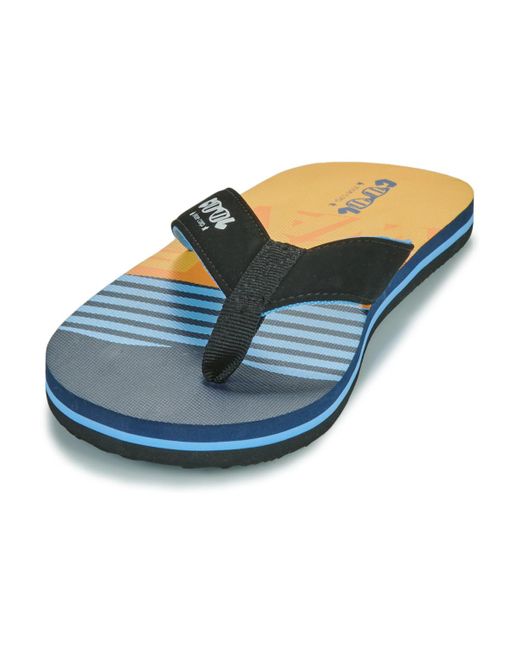 Cool shoe Blue Flip Flops / Sandals (shoes) Nickel for men