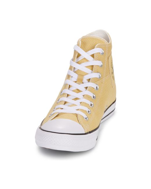 Converse White Shoes (high-top Trainers) Chuck Taylor All Star Canvas Jacquard for men