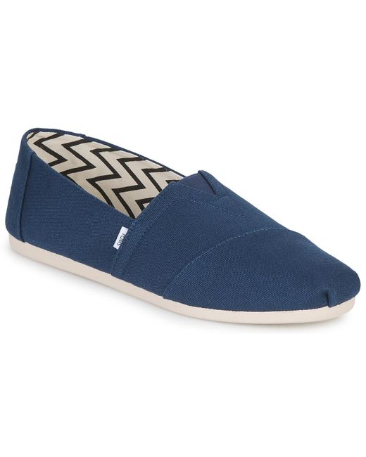 TOMS Blue Alpargata Espadrilles / Casual Shoes for men