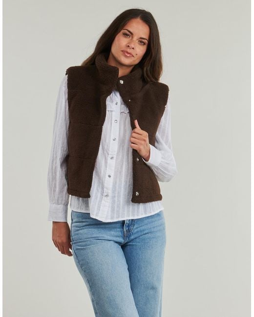ONLY Brown Duffel Coats Onlsandra Teddy