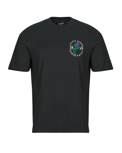 Lyle & Scott Black T Shirt Ts2105v for men