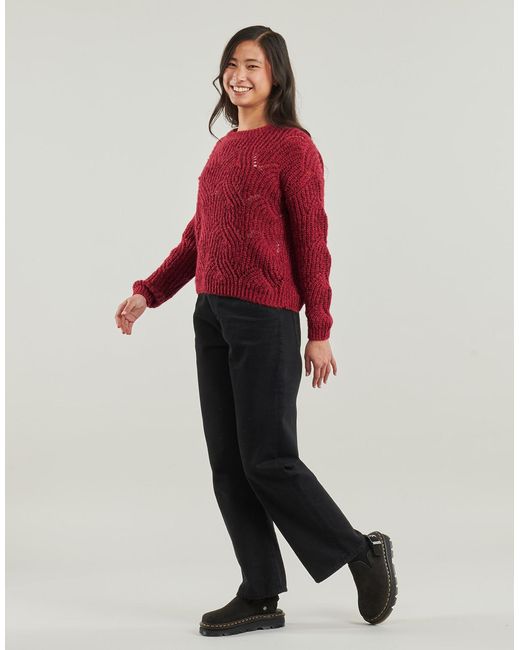 ONLY Red Sweater Onlhanja Ls Glitter