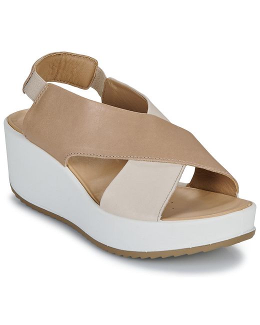 Igi&co Metallic Wedge Sandals D.candy