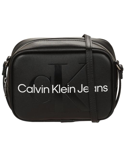 Calvin Klein Black Shoulder Bag Ckj Sculpted New Camera Bag