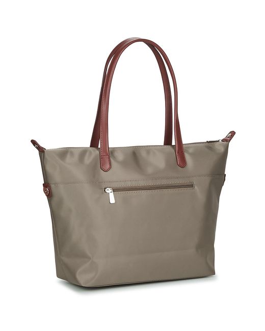 Hexagona Brown Shoulder Bag Pop