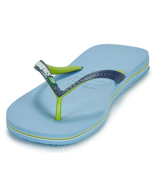 Havaianas Blue Flip Flops / Sandals (shoes) Brasil Mix for men