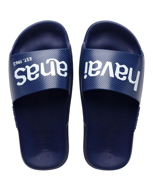 Havaianas Blue Mules / Casual Shoes Slide Classic Logomania