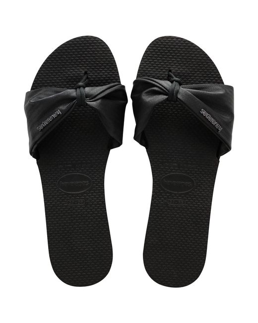 Havaianas Black Mules / Casual Shoes You St Tropez Shine Classic