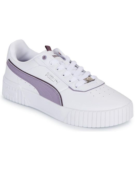PUMA White Shoes (trainers) Carina 2.0 Lux