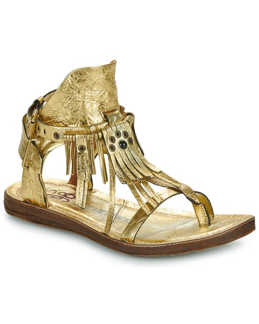 A.s.98 Metallic Sandals Ramos