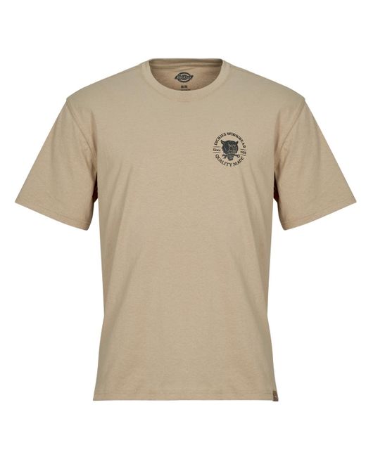 Dickies Natural T Shirt Wrench Ss Tee for men