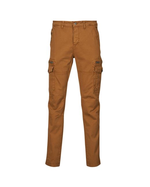 Deeluxe Brown Cargo Trousers Danakil Pa M for men