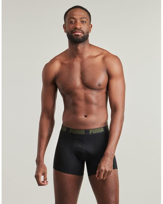 PUMA Green Boxer Shorts Boxer Ecom Pack De 4 for men