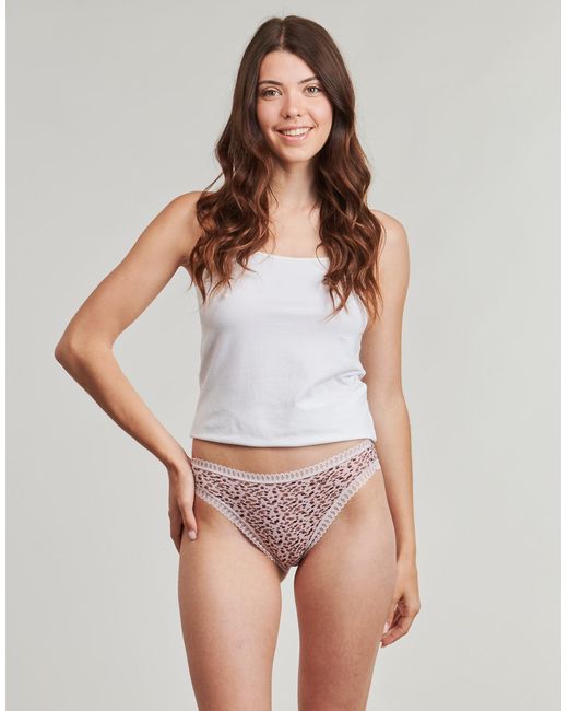 Sloggi Pink Knickers/panties Go Crush High Leg Pack De 3