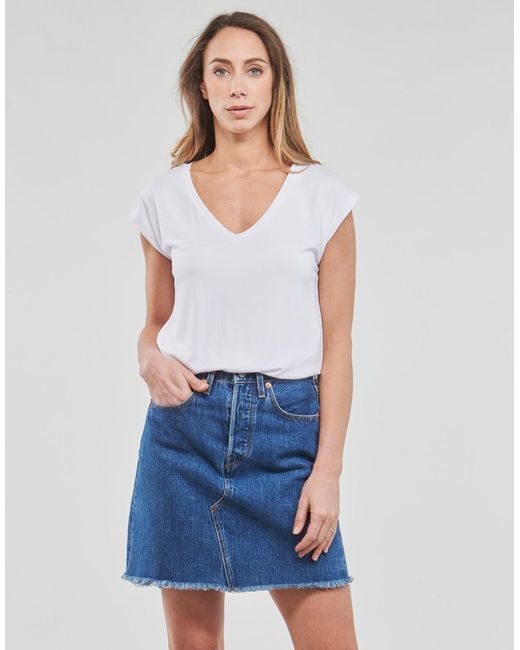 Pieces Blue T Shirt Pckamala Tee