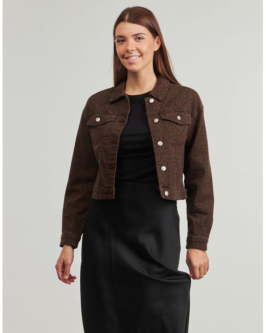 ONLY Brown Jacket Onlanlie-animal