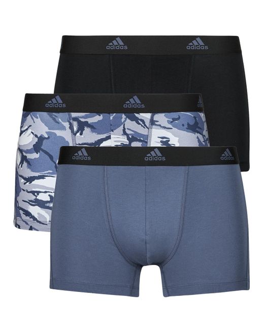 Adidas Blue Boxer Shorts Active Flex Cotton for men