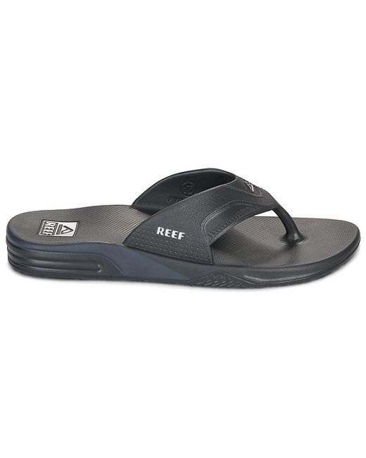 Reef Black Flip Flops / Sandals (shoes) Fanning H20 for men