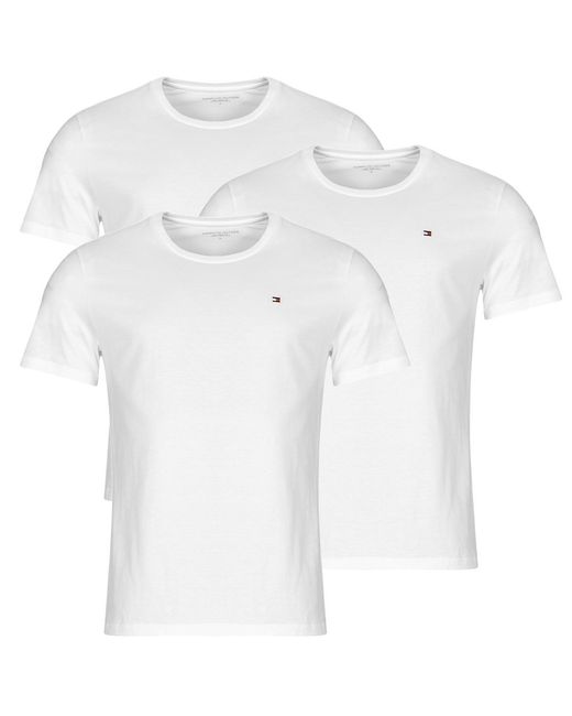 Tommy Hilfiger White T Shirt 3p Ss Tee X3 for men