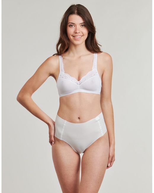 Sloggi White Triangle Bras And Bralettes Slw Romance Si