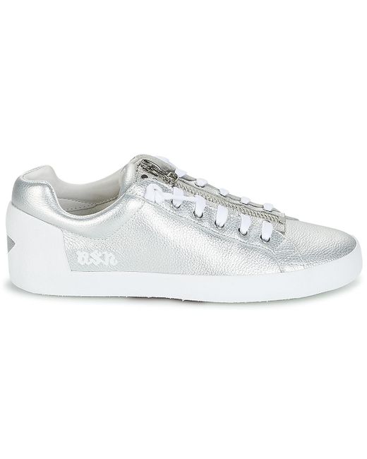 ash silver trainers