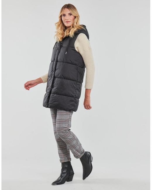 ONLY Black Onlnewasta Puffer Waistcoat Cc Otw Duffel Coats