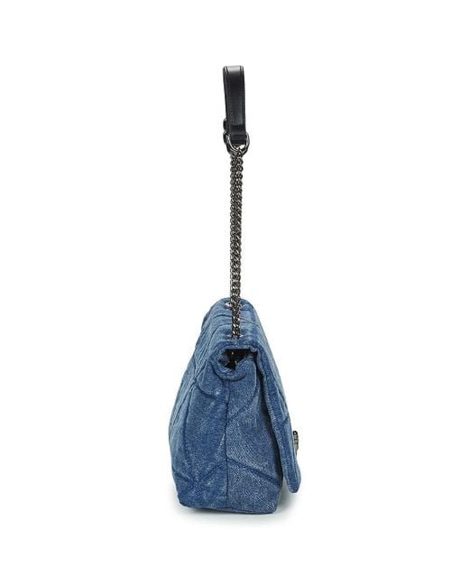 David Jones Blue Shoulder Bag 7050-1