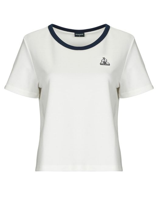 Le Coq Sportif White T Shirt Heritage Sp Tee Ss N°1 W
