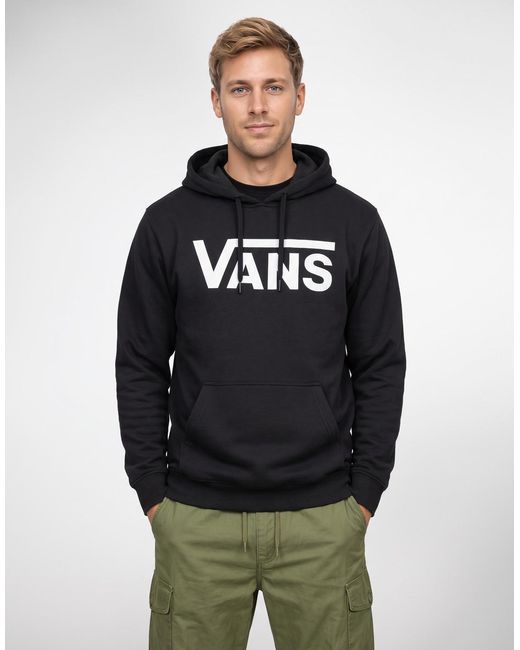 Vans Blue Hoodies Classic Po for men