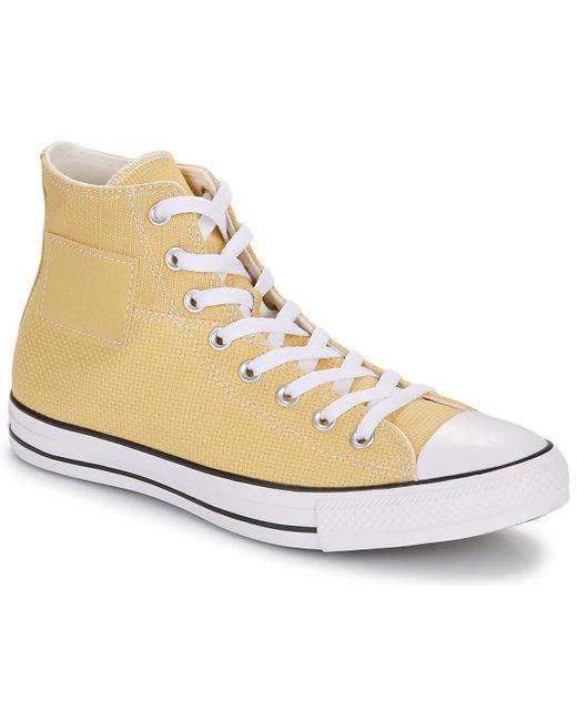 Converse White Shoes (high-top Trainers) Chuck Taylor All Star Canvas Jacquard for men
