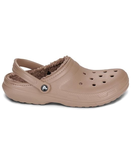 CROCSTM Brown Clogs (shoes) Classic Lined Clog