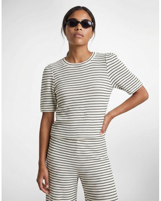 Vero Moda Gray T Shirt Vmohia 2/4 O-neck