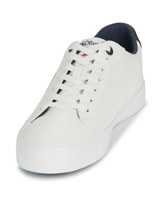 S.oliver White Shoes (trainers) 2177855-0100 for men