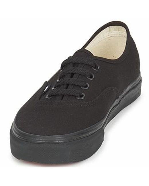 Vans Black Shoes (trainers) Authentic