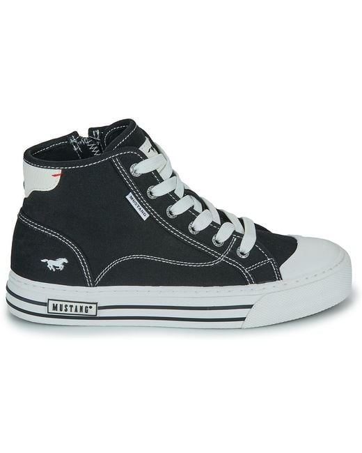 Mustang Blue Shoes (high-top Trainers) 26m0232001-black